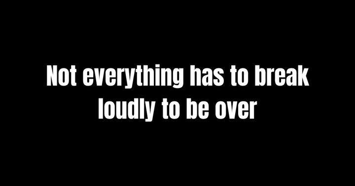 What If It Didn’t Have to End Loudly