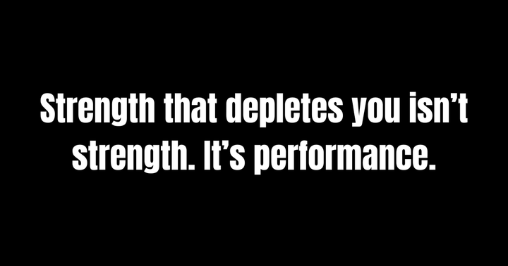Being the Strong One Is Making You Sick